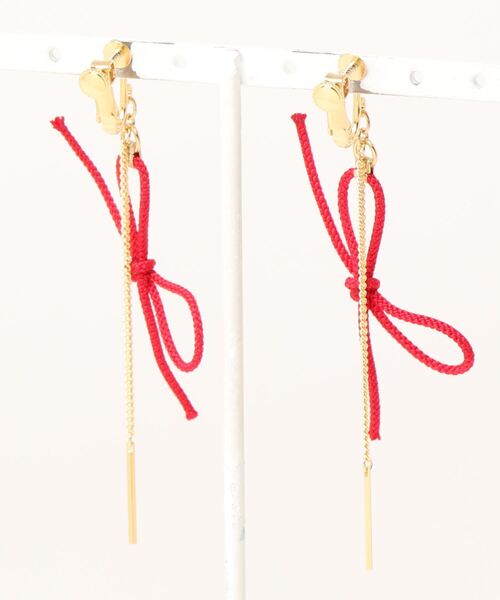 カヤ（カヤ）の「【カヤ】-enishi-縁 結いイヤリング（イヤリング・レディース・シルバー/ゴールド・FREE）」の3枚目の写真