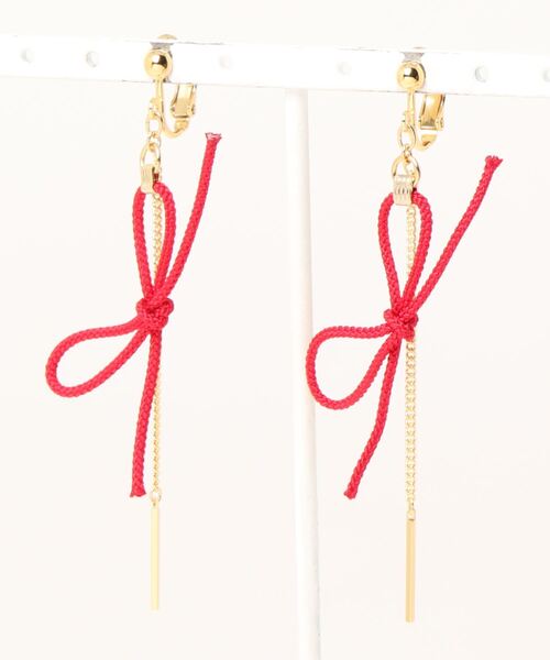 カヤ（カヤ）の「【カヤ】-enishi-縁 結いイヤリング（イヤリング・レディース・シルバー/ゴールド・FREE）」の4枚目の写真