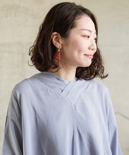 カヤ（カヤ）の「【カヤ】-enishi-縁 結いイヤリング（イヤリング・レディース・シルバー/ゴールド・FREE）」の5枚目の写真