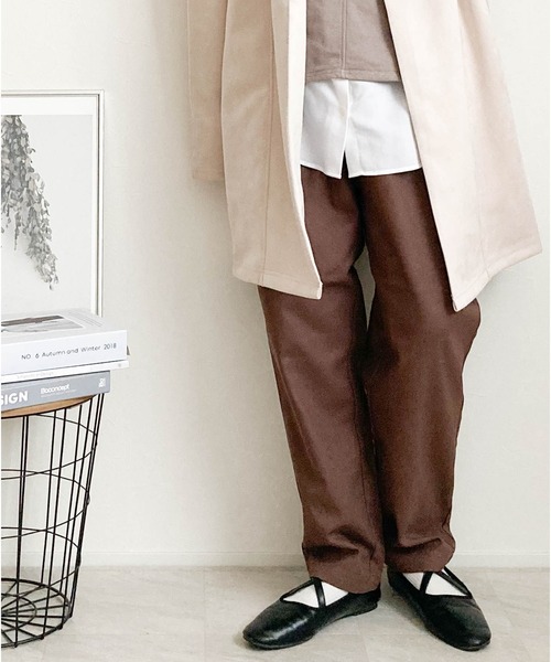 Ritzy(リッツィー)の「ツイルシェフパンツ レディース メンズ(その他パンツ・メンズ・ホワイト/ベージュ/カーキ/ブラック/キナリ/ブラウン/ベージュ系その他/エメラルド・SMALL/LARGE/X-LARGE/MEDIUM)」の4枚目の写真