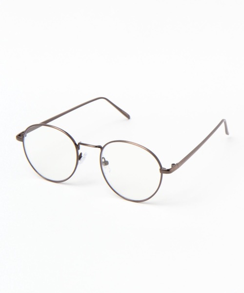 studio CLIP（スタディオクリップ）の「メタルボストン伊達メガネ（メガネ・レディース・ブラック/その他1/その他2・FREE）」の3枚目の写真