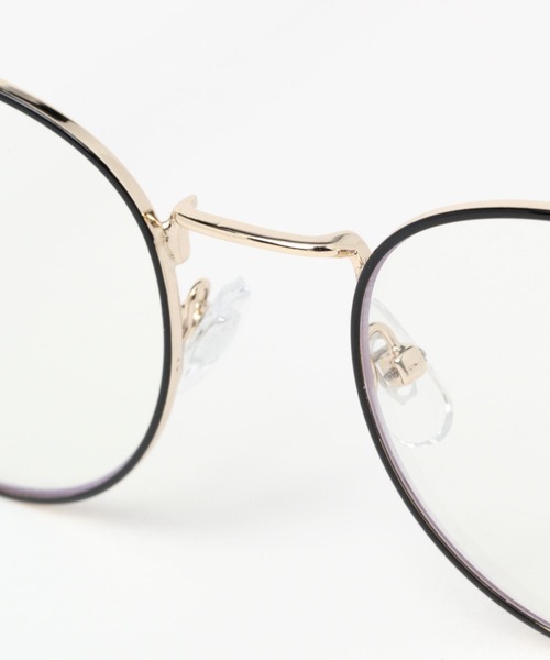 studio CLIP（スタディオクリップ）の「メタルボストン伊達メガネ（メガネ・レディース・ブラック/その他1/その他2・FREE）」の5枚目の写真