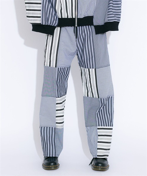 Candy Stripper（キャンディストリッパー）の「CND JUMBLE STRIPE パンツ（その他パンツ・レディース・ブラック/ブルー・2）」の6枚目の写真