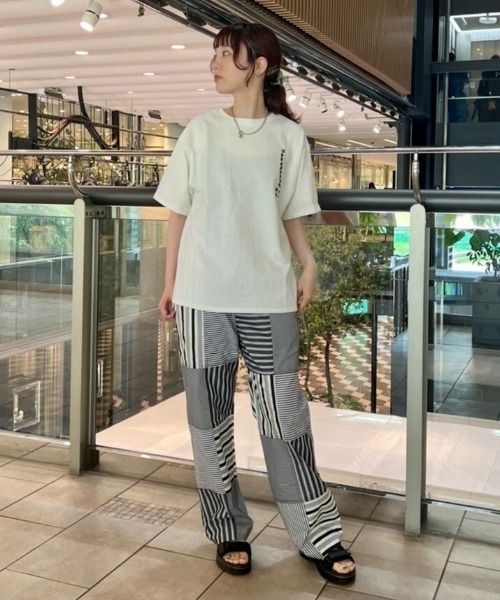 Candy Stripper（キャンディストリッパー）の「CND JUMBLE STRIPE パンツ（その他パンツ・レディース・ブラック/ブルー・2）」の16枚目の写真