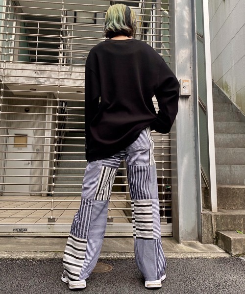 Candy Stripper（キャンディストリッパー）の「CND JUMBLE STRIPE パンツ（その他パンツ・レディース・ブラック/ブルー・2）」の15枚目の写真