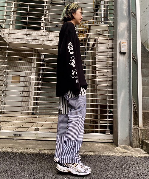 Candy Stripper（キャンディストリッパー）の「CND JUMBLE STRIPE パンツ（その他パンツ・レディース・ブラック/ブルー・2）」の13枚目の写真