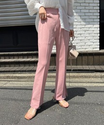 美脚シルエットカラーフレアパンツ