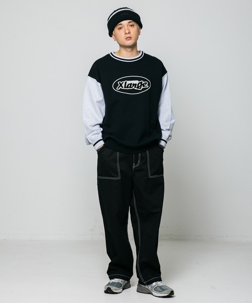 XLARGE（エクストララージ）の「STRIPED BEANIE（ニットキャップ/ビーニー・メンズ・ブラウン/ブラック/オリーブ・ONE SIZE）」の8枚目の写真