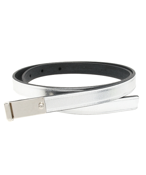ELFORBR（エルフォーブル）の「スライドナローベルト（ベルト・レディース・ブラック/ブラウン/シルバー・FREE）」の3枚目の写真