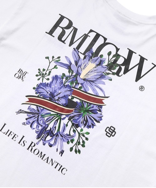 ROMANTIC CROWN】FLOWER RIBBON TEE / ロマンティッククラウン