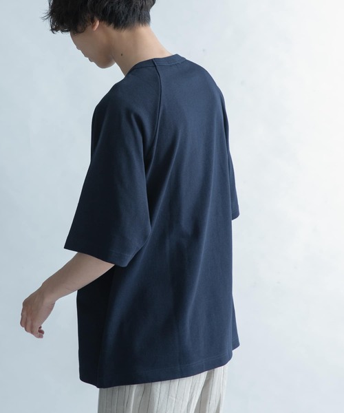 FORK&SPOON（フォークアンドスプーン）の「FORK&SPOON　ラグランスリーブTシャツ（Tシャツ/カットソー・メンズ・ネイビー/ピンク系その他・4/5）」の12枚目の写真