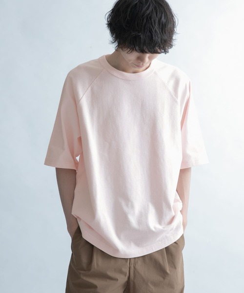 FORK&SPOON（フォークアンドスプーン）の「FORK&SPOON　ラグランスリーブTシャツ（Tシャツ/カットソー・メンズ・ネイビー/ピンク系その他・4/5）」の14枚目の写真