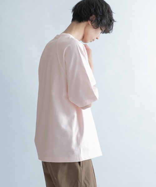 FORK&SPOON（フォークアンドスプーン）の「FORK&SPOON　ラグランスリーブTシャツ（Tシャツ/カットソー・メンズ・ネイビー/ピンク系その他・4/5）」の17枚目の写真