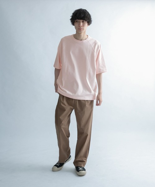 FORK&SPOON（フォークアンドスプーン）の「FORK&SPOON　ラグランスリーブTシャツ（Tシャツ/カットソー・メンズ・ネイビー/ピンク系その他・4/5）」の7枚目の写真