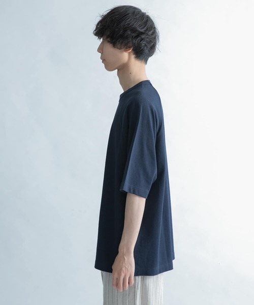 FORK&SPOON（フォークアンドスプーン）の「FORK&SPOON　ラグランスリーブTシャツ（Tシャツ/カットソー・メンズ・ネイビー/ピンク系その他・4/5）」の15枚目の写真