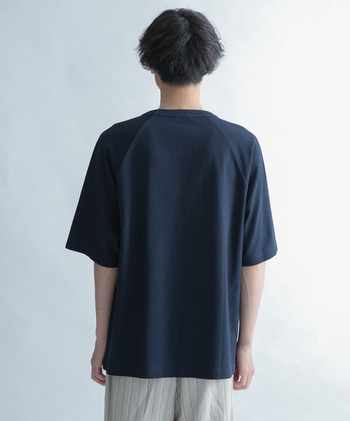 FORK&SPOON（フォークアンドスプーン）の「FORK&SPOON　ラグランスリーブTシャツ（Tシャツ/カットソー・メンズ・ネイビー/ピンク系その他・4/5）」の11枚目の写真