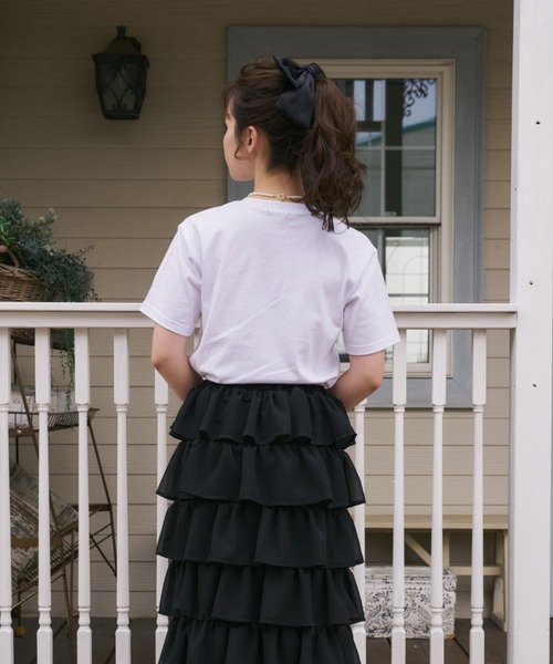 MIRO AMURETTE(ミロアミュレット)の「mat satin ribbon barrette/サテンリボンバレッタ(バレッタ/ヘアクリップ・レディース・ブラック・FREE)」の6枚目の写真