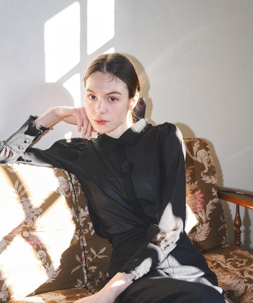 MIRO AMURETTE(ミロアミュレット)の「mat satin ribbon barrette/サテンリボンバレッタ(バレッタ/ヘアクリップ・レディース・ブラック・FREE)」の11枚目の写真