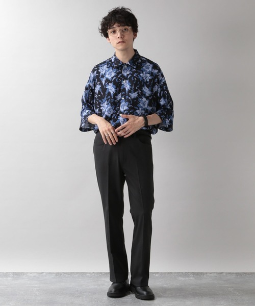 RAGEBLUE（レイジブルー）の「レーヨンフラワーシャツ（シャツ/ブラウス・メンズ・ホワイト/ブラック/グリーン・MEDIUM/LARGE）」の11枚目の写真