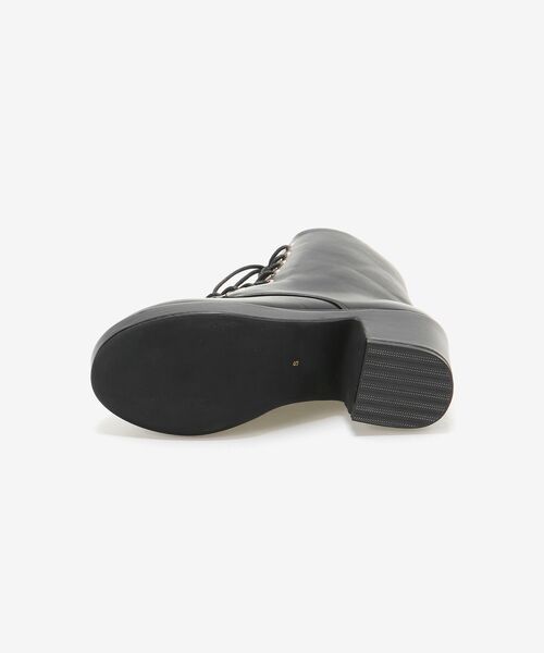 MAJESTIC LEGON（マジェスティックレゴン）の「ボリュームレースアップブーツ（ブーツ・レディース・ブラック/アイボリー・SMALL/MEDIUM/LARGE/X-LARGE）」の11枚目の写真