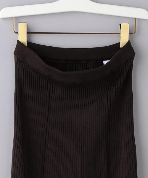 UNITED ARROWS（ユナイテッドアローズ）の「C/P フィット リブニット スカート（スカート・レディース・ネイビー/ダークブラウン・FREE）」の13枚目の写真