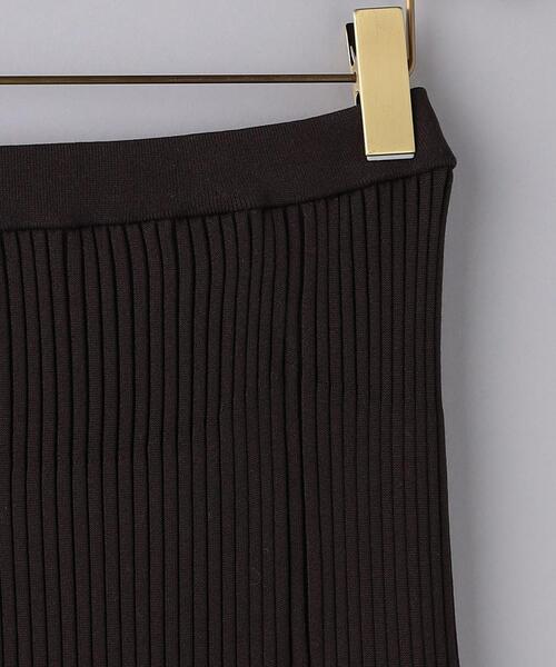 UNITED ARROWS（ユナイテッドアローズ）の「C/P フィット リブニット スカート（スカート・レディース・ネイビー/ダークブラウン・FREE）」の15枚目の写真
