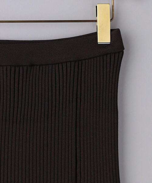 UNITED ARROWS（ユナイテッドアローズ）の「C/P フィット リブニット スカート（スカート・レディース・ネイビー/ダークブラウン・FREE）」の16枚目の写真