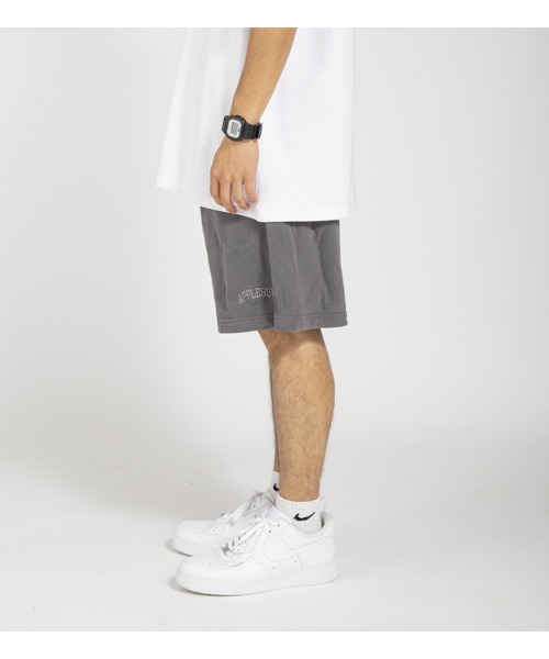 APPLEBUM（アップルバム）の「Vintage Overdye Sweat Short Pants（スウェットパンツ・メンズ・アッシュグレー/ブルー系その他/スモークピンク/モカ・MEDIUM/LARGE/X-LARGE/XX-LARGE）」の12枚目の写真