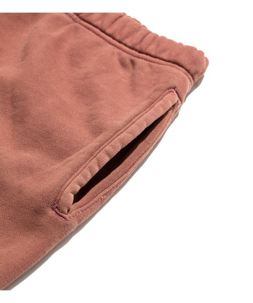 APPLEBUM（アップルバム）の「Vintage Overdye Sweat Short Pants（スウェットパンツ・メンズ・アッシュグレー/ブルー系その他/スモークピンク/モカ・MEDIUM/LARGE/X-LARGE/XX-LARGE）」の18枚目の写真