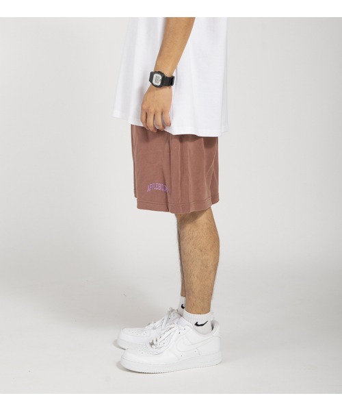 APPLEBUM（アップルバム）の「Vintage Overdye Sweat Short Pants（スウェットパンツ・メンズ・アッシュグレー/ブルー系その他/スモークピンク/モカ・MEDIUM/LARGE/X-LARGE/XX-LARGE）」の21枚目の写真