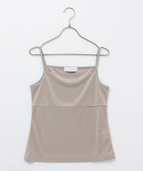 NOLLEY’S Sophi（ノーリーズソフィ）の「アジャスター付サテンスムースキャミソール（キャミソール・レディース・ブラック/アイボリー/グレイッシュベージュ・38/36）」の3枚目の写真