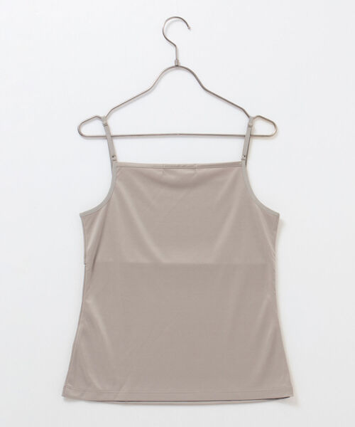 NOLLEY’S Sophi（ノーリーズソフィ）の「アジャスター付サテンスムースキャミソール（キャミソール・レディース・ブラック/アイボリー/グレイッシュベージュ・38/36）」の8枚目の写真