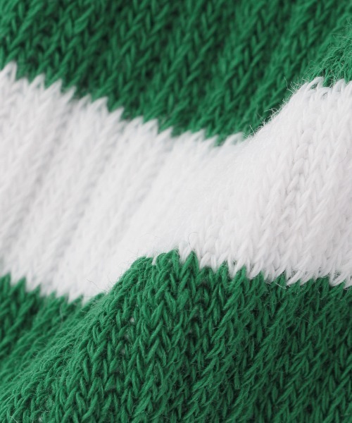 LOVETOXIC（ラブトキシック）の「2本ラインリブクルーソックス（ソックス/靴下・キッズ・ブラック/グリーン/オフホワイト/パープル・FREE）」の9枚目の写真