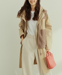 COLLAGE GALLARDAGALANTE | 予約必須/2点セットアイテム/マルチウェイ/ボアベスト付きフーディコート(その他アウター)