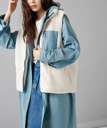 COLLAGE GALLARDAGALANTE | 予約必須/2点セットアイテム/マルチウェイ/ボアベスト付きフーディコート(その他アウター)