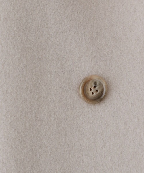 BABYLONE（バビロン）の「MANTECOミドルコート（チェスターコート・レディース・ライトベージュ/グレー系その他・フリー）」の4枚目の写真