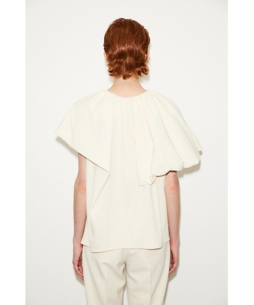 THROW by SLY（スローバイスライ）の「THROW DRAPE WRINKLE BL ドレープ リンクル ブラウス（シャツ/ブラウス・レディース・ブラック/アイボリー・FREE）」の13枚目の写真