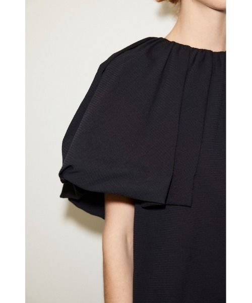 THROW by SLY（スローバイスライ）の「THROW DRAPE WRINKLE BL ドレープ リンクル ブラウス（シャツ/ブラウス・レディース・ブラック/アイボリー・FREE）」の5枚目の写真