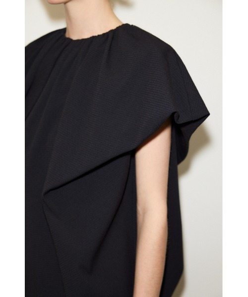 THROW by SLY（スローバイスライ）の「THROW DRAPE WRINKLE BL ドレープ リンクル ブラウス（シャツ/ブラウス・レディース・ブラック/アイボリー・FREE）」の7枚目の写真