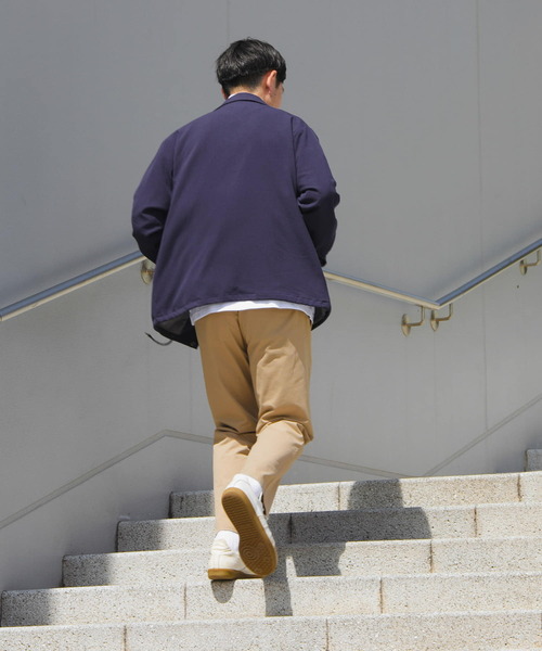 ITEMS URBANRESEARCH（アイテムズ アーバンリサーチ）の「コットンツイル 1-tuck チノパンツ（チノパンツ・メンズ・カーキ/ベージュ/ブラック/ブルー・MEDIUM/LARGE）」の7枚目の写真