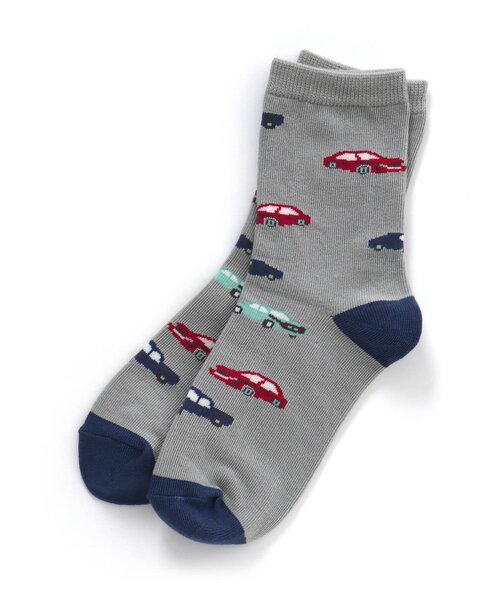 BREEZE(ブリーズ)の「いろいろBoysソックス(ソックス/靴下・キッズ・チャコール/オフホワイト/イエロー/ベージュ/グレー/サックスブルー/ミント/ブルー・15 /21/18)」の3枚目の写真