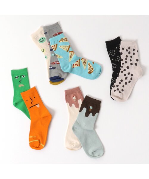 BREEZE(ブリーズ)の「いろいろBoysソックス(ソックス/靴下・キッズ・チャコール/オフホワイト/イエロー/ベージュ/グレー/サックスブルー/ミント/ブルー・15 /21/18)」の10枚目の写真