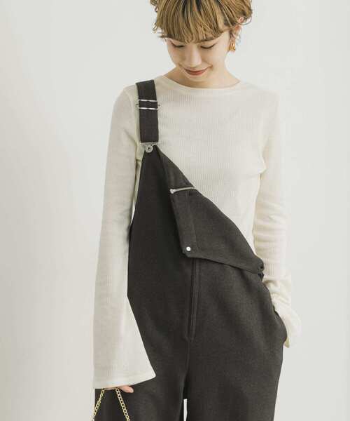 URBAN RESEARCH（アーバンリサーチ）の「前後2WAYフレアスリーブシアーカットソー（Tシャツ/カットソー・レディース・ホワイト/ベージュ/ブルー/ボルドー・FREE）」の8枚目の写真