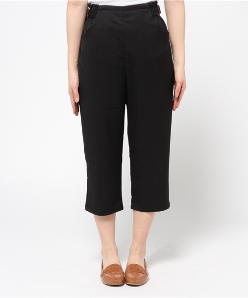 CIAOPANIC（チャオパニック）の「【Ciaopanic】　サイドベルト付サルエルストレートPt（その他パンツ・レディース・ベージュ/ライトグレー/ブラック・FREE）」の4枚目の写真