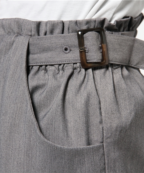 CIAOPANIC（チャオパニック）の「【Ciaopanic】　サイドベルト付サルエルストレートPt（その他パンツ・レディース・ベージュ/ライトグレー/ブラック・FREE）」の13枚目の写真