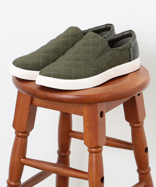 ONIGIRI（オニギリ）の「キルティングシューズ（スニーカー・レディース・ホワイト/ネイビー/カーキ・23.5cm/24.5cm）」の9枚目の写真