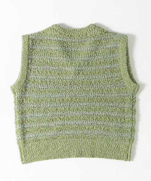 MUHET(ミュエータ)の「アソートニットベスト(ベスト・レディース・ブラック/ダークグリーン/ネイビー/ブラウン/ライトグリーン/マスタード・MEDIUM/X-LARGE)」の11枚目の写真