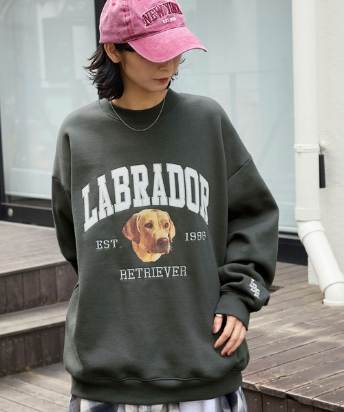 Labrador Retriever/ラブラドールレトリーバー 別注 カレッジロゴ刺繍