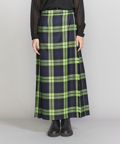 O'NEIL of DUBLIN（オニールオブダブリン）の「＜O'NEIL of DUBLIN＞キルト マキシスカート（スカート・レディース・ネイビー・10）」の4枚目の写真