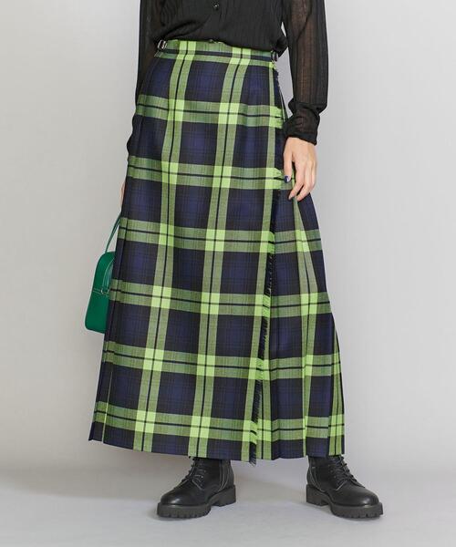 O'NEIL of DUBLIN（オニールオブダブリン）の「＜O'NEIL of DUBLIN＞キルト マキシスカート（スカート・レディース・ネイビー・10）」の7枚目の写真